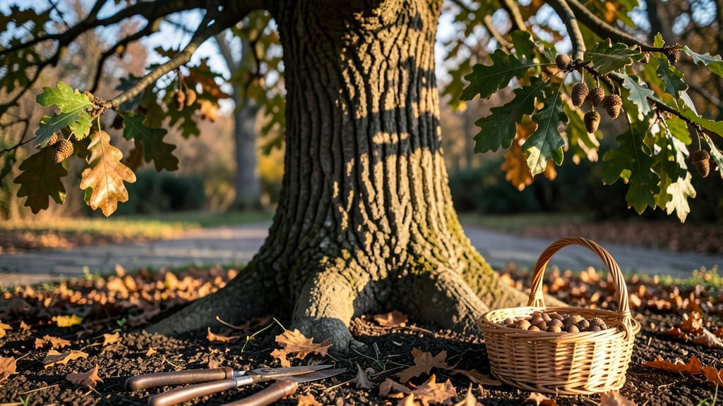 Acorn Tree Seeds: Year-Round Privacy Screen From Tiny Native Nuts
