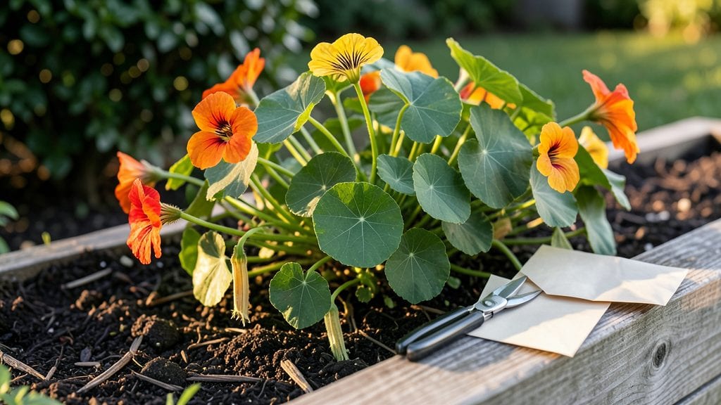 Harvesting Nasturtium Seeds: Pod Ripening and Seed Extraction Timeline