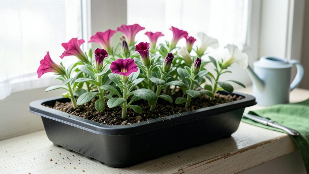 Petunia Seedlings Images: Identify Healthy Stages for Transplant Success