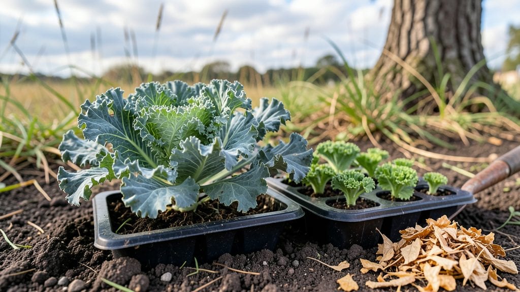 Planting Kale Seedlings: Hardened Off for Thriving Garden Growth