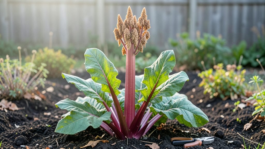 Why Do Rhubarb Seed Heads Appear: Causes and How to Prevent Them