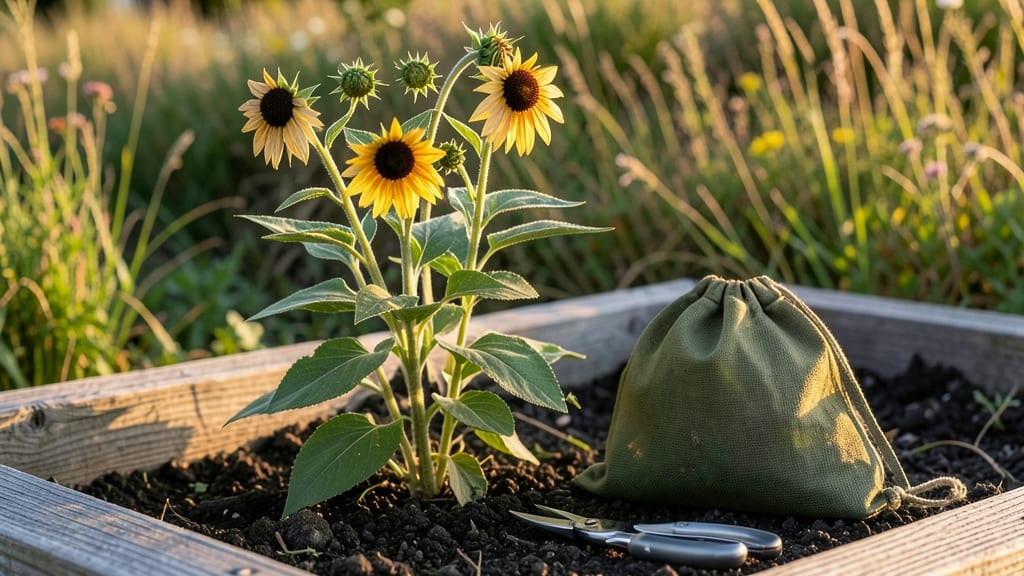 Rudbeckia Seeds Collection: Dry, Label, and Preserve for Year-Round Planting
