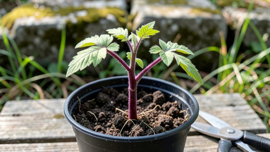 Tomato Seedling Purple: Cold Stratification Trick for Vibrant Blooms